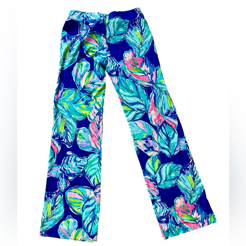 Lilly Pulitzer Georgia May Palazzo Pant Women's XS Stretchy‎ Wide Leg EXCELLENT✅ - Picture 3 of 4